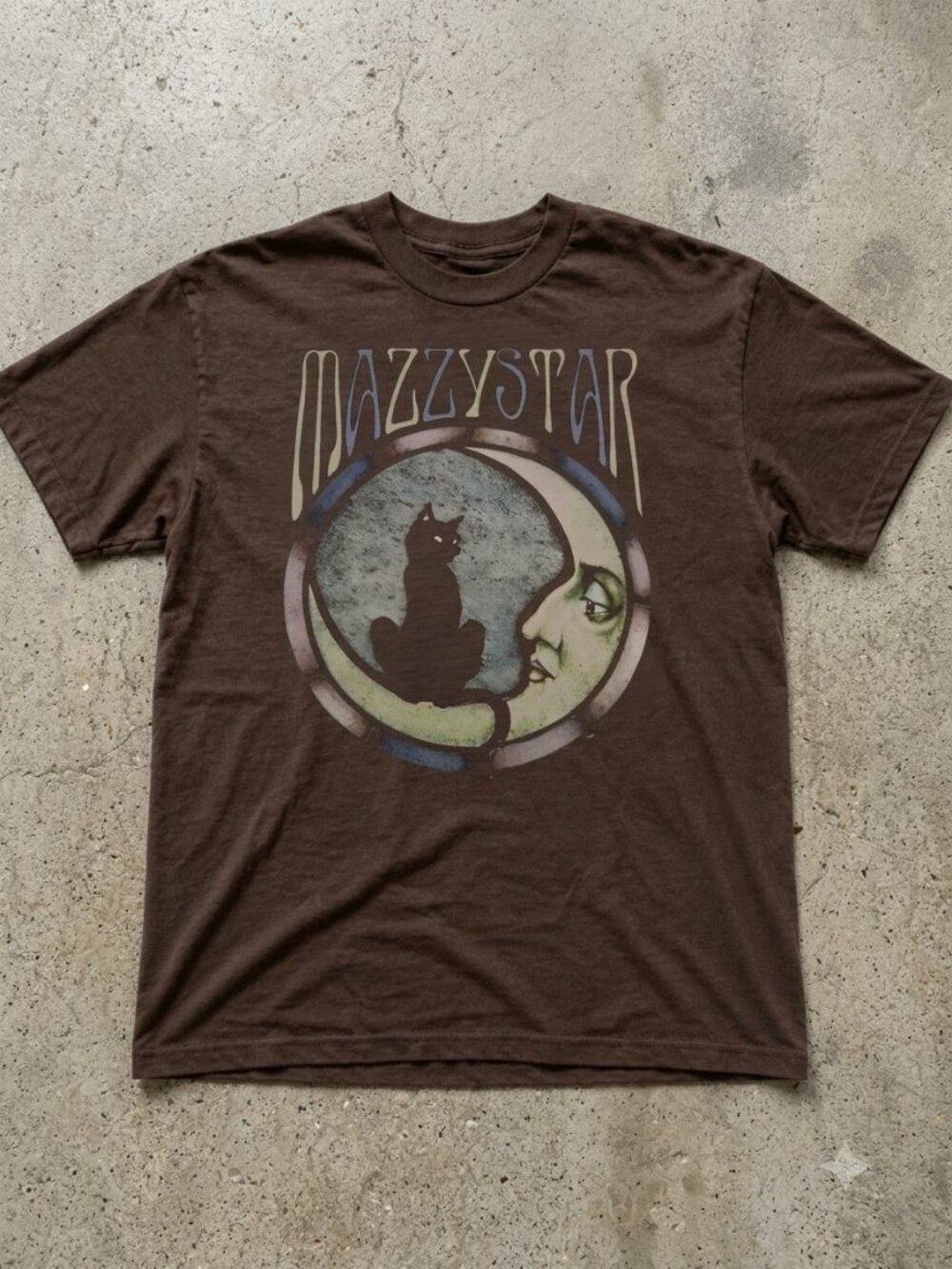 Mazzy Star Cat Graphic T-Shirt
